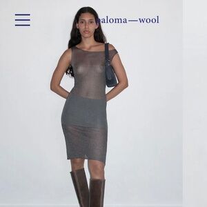 Paloma Wool Lunes Silver Dress